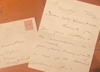 Item #020015 Hand-written letter. King Edward VIII