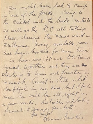Hand-written letter