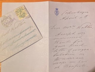 Item #020017 Hand-written letter. King Edward VII