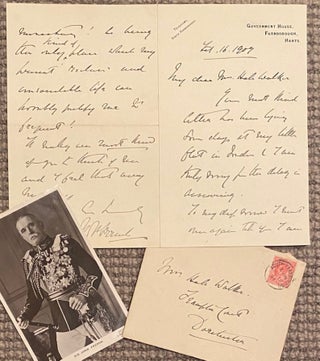 Item #020066 Hand-written letter. Sir John French