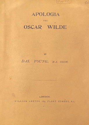 Item #020078 Apologia Pro Oscar Wilde. Dal Young