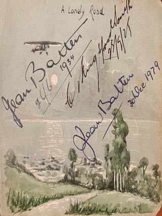 Item #020198 Signatures. Jean Batten Charles Kingsford Smith, Monty Banks, Gracie Fields
