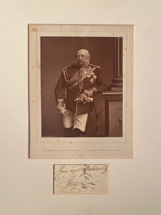 Item #020227 Photograph and signature. H. R H. Duke of Cambridge Prince George