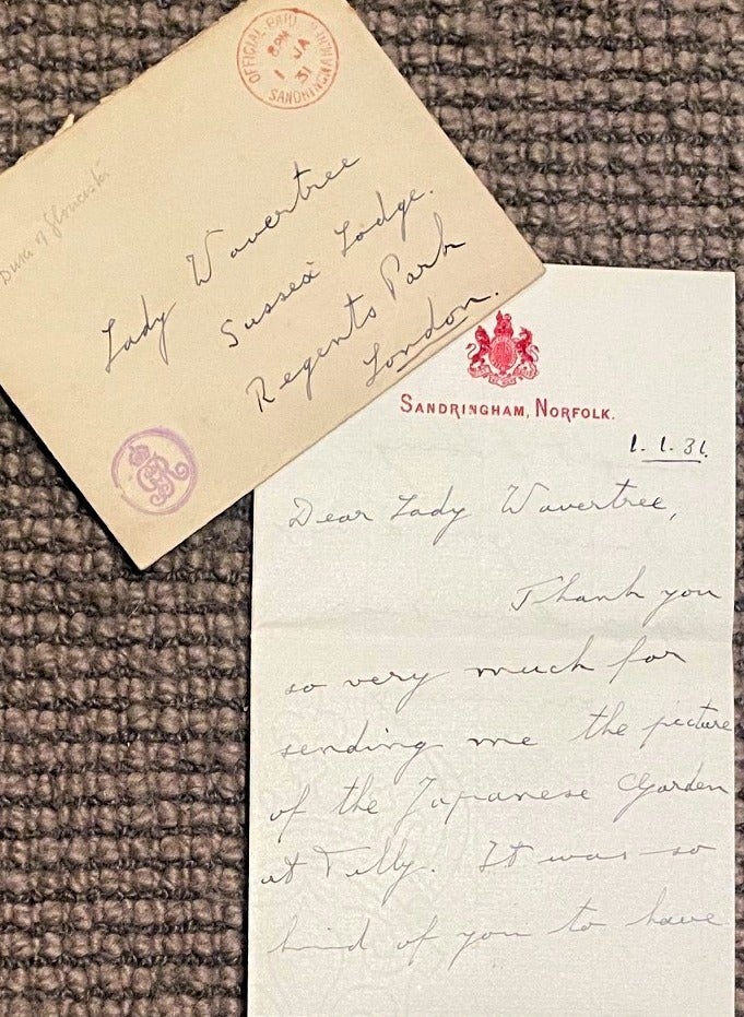 Hand Signed Letter Example Hand-written signed letter | Duke of Gloucester Prince Henry