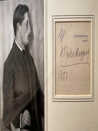 Item #020245 Signature and mounted portrait photograph. Sir H. Rider Haggard