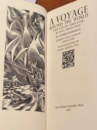 Item #020477 A Voyage Around the World with Captain James Cook, with HMS Resolution. Anders SPARRMAN