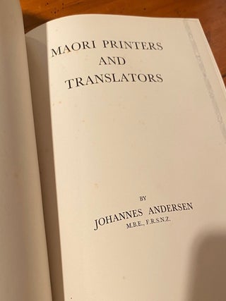 A History Of Printing In New Zealand 1830-1940