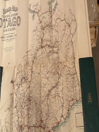 Item #020496 Road map of Central & East Otago, New Zealand. Road map