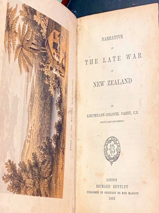 Item #020503 Narrative of the late war in New Zealand. Lt. Col Carey