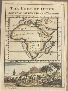 Item #020582 The Port of Ophir and the ancient way to Tarshish. Noel Antoine Pluche