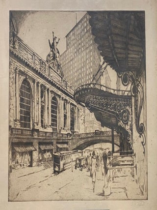 Item #020599 Grand Central Station, New York. J. H WEBSTER