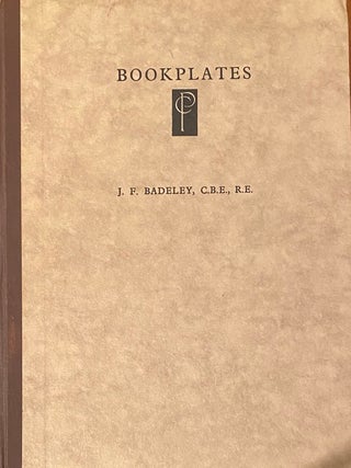 Item #020660 Book plates. Publication No. 6. J. F Badeley
