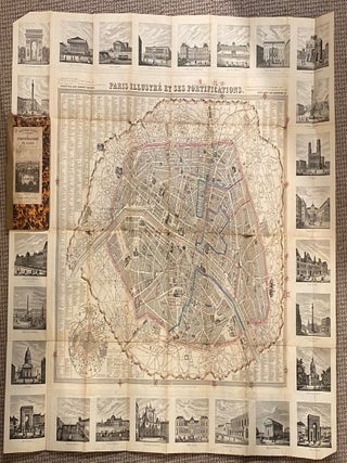 Item #020670 Nouvelle Guide du Promeneur aux Paris Illustre et ses Fortifications. Paris map