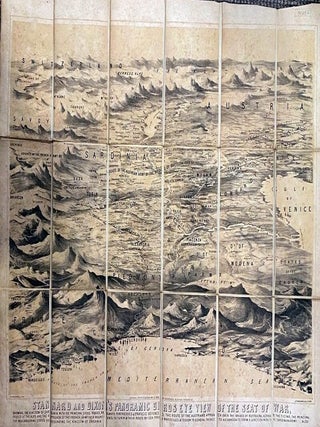 Item #020687 Stannard and Dixon's Panoramic Bird's Eye View of the seat of War. Jean de Foix