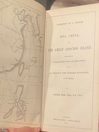 Item #020711 A Narrative of a Voyage to Java, China and the Great Loo-Choo Island. Basil Hall
