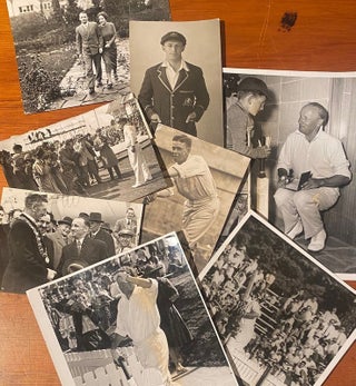 Item #020722 Photographs of Sir Donald Bradman. D. Bradman