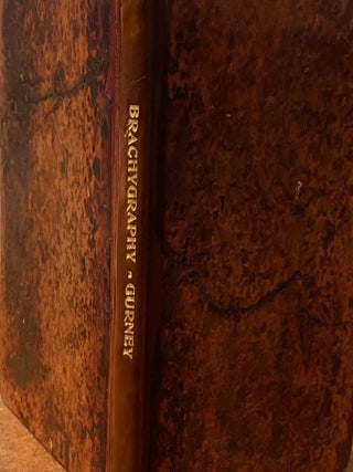 Item #020733 Brachygraphy, or an easy and compendious system of shorthand. Thomas Gurney