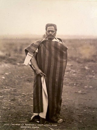 Item #020746 Wetere Te Rerenga, Great Mokau Chief. Burton Brothers