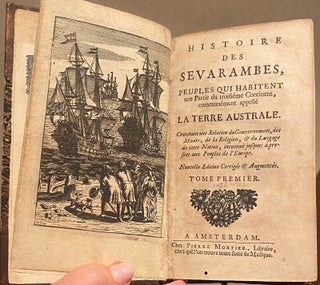 Item #020753 Histoire des Sevarambes, peuples qui habitent une partie du troisiéme continent...