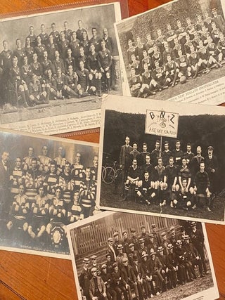 Item #020757 Photographic rugby postcards. New Zealand rugby teams