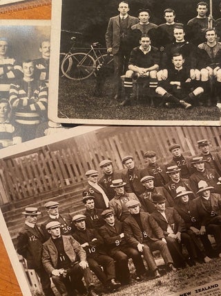 Photographic rugby postcards