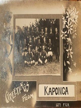 Photographic rugby postcards