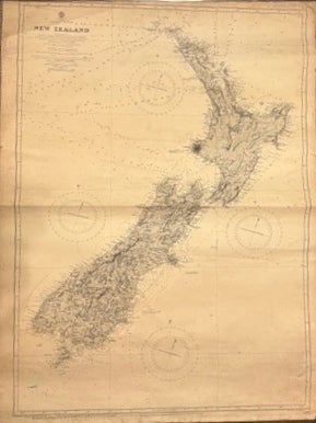 Item #020828 Pacific Ocean. New Zealand. Stokes