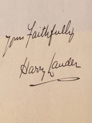 Item #020841 Signature. Sir Harry Lauder