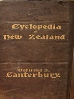 Item #020856 CYCLOPEDIA OF NEW ZEALAND Vol. 3 Canterbury Provincial District