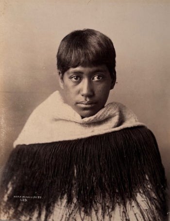 Item #020860 Hora Maniapoto. Studio photograph. Josiah Martin.
