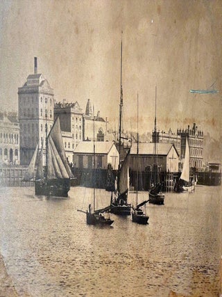 Item #020884 Auckland Harbour c1880s. Auckland waterfront