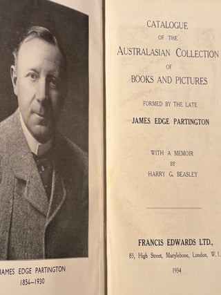 Item #020885 Catalogue of Books, Maps and Pictures relating to Australia, New Zealand and the...