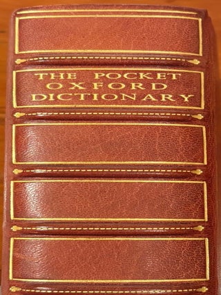 Item #020899 The Pocket Oxford Dictionary of current English. F G. Fowler, H W. Fowler