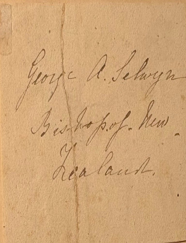 Item #020986 Signature of Bishop Selwyn. George Selwyn.