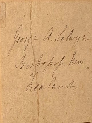 Signature of Bishop Selwyn