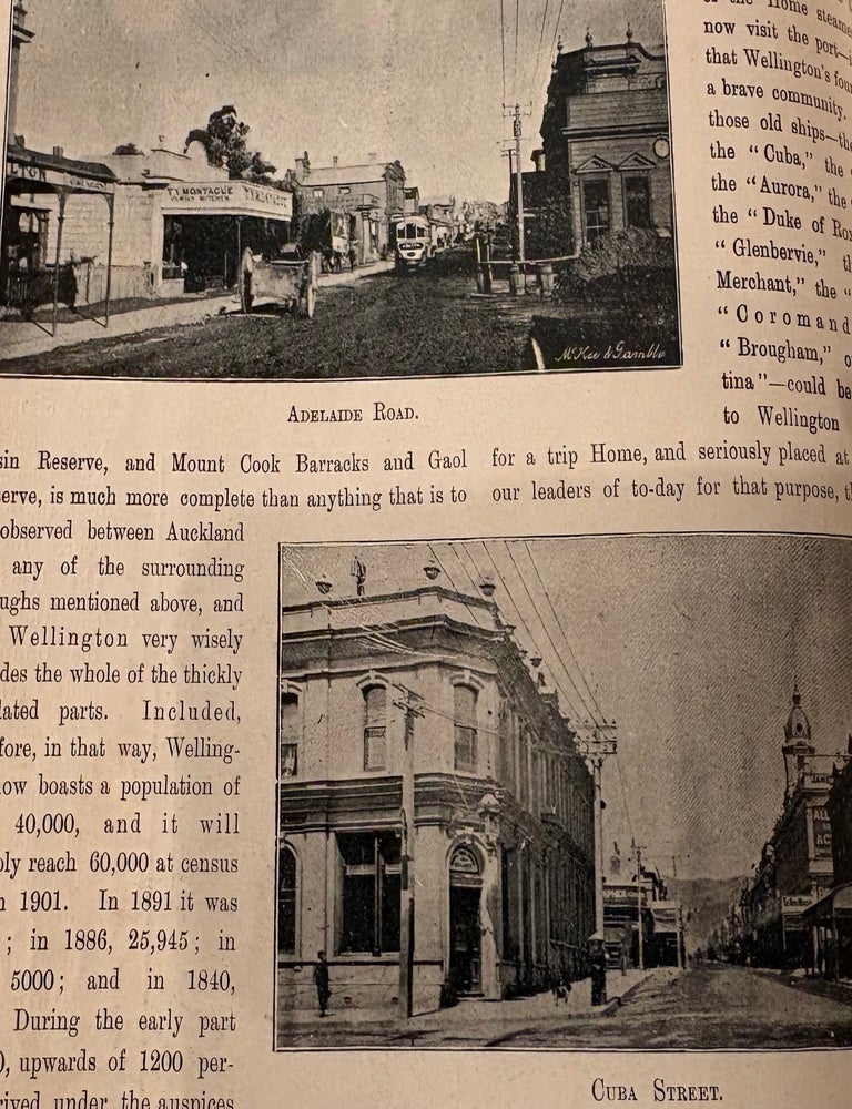 Item #020988 CYCLOPEDIA OF NEW ZEALAND Vol. 1 Wellington Provincial District.
