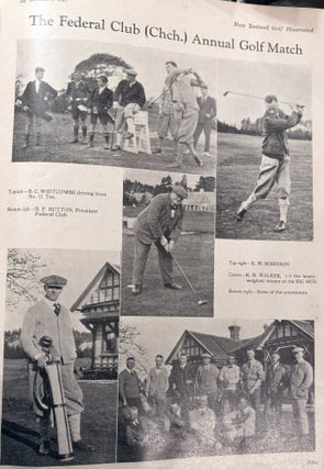 NEW ZEALAND GOLF ILLUSTRATED 1927 -1928