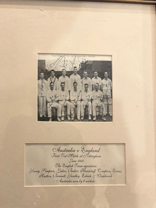 Australia v England first test match at Nottingham, June 1948