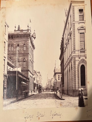 Photographs of George Street, Sydney; The Treasury, Melbourne