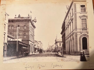Item #021045 Photographs of George Street, Sydney; The Treasury, Melbourne. Australian photographs