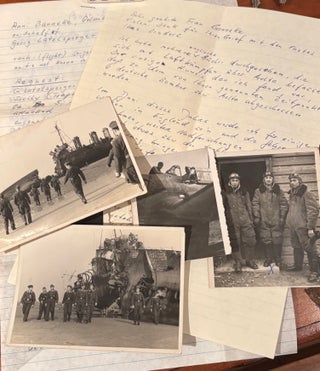 Item #021048 Correspondence with German WWII airmen. letters and photos