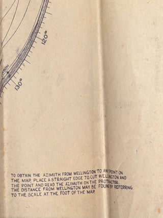 Equidistant Azimuthal Projection, New Zealand