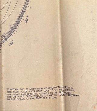 Equidistant Azimuthal Projection, New Zealand